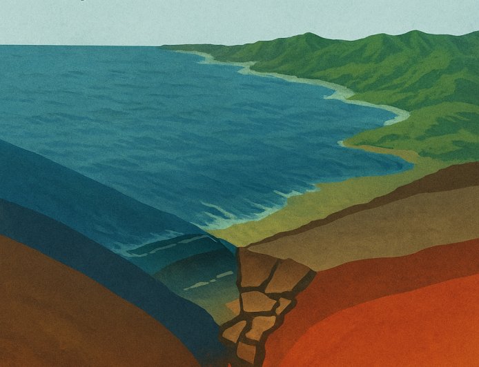 Científicos registran por primera vez la fragmentación de una placa tectónica bajo el océano Pacífico