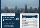 ¿Navidad con frío? Lima registrará temperaturas de hasta 13°C en el cierre de diciembre