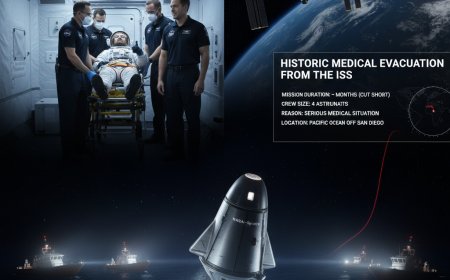 Emergencia en el Espacio: La NASA ejecuta su primera evacuación médica desde la Estación Espacial Internacional