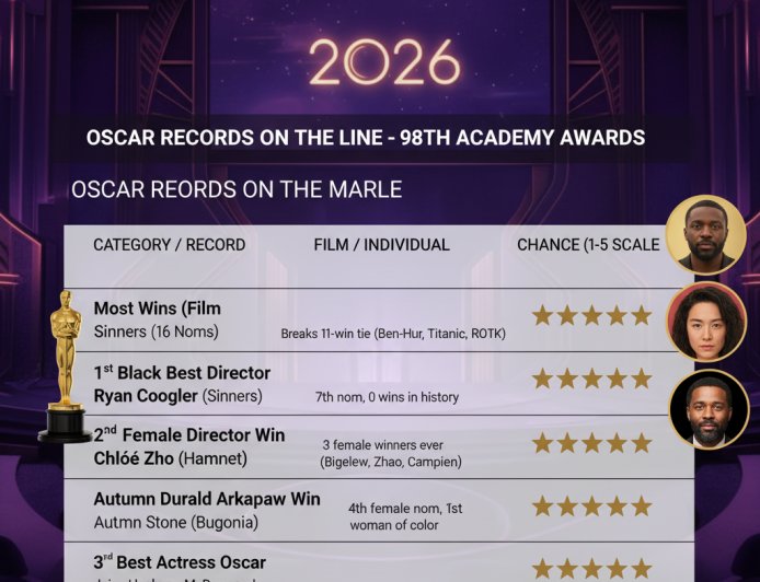 Rumbo a los Oscar 2026: ¿Qué hitos históricos marcarán la gala de este año?